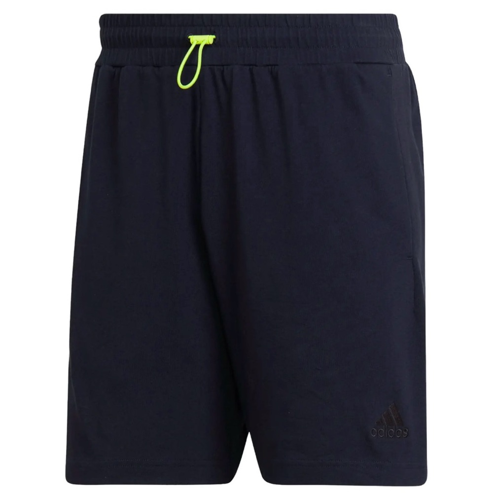 ADIDAS LIGHTWEIGHT AEROREADY GRAPHIC SHORTS RUNNING GYM SPORTS FITNESS MENS NAVY - Picture 13 of 15